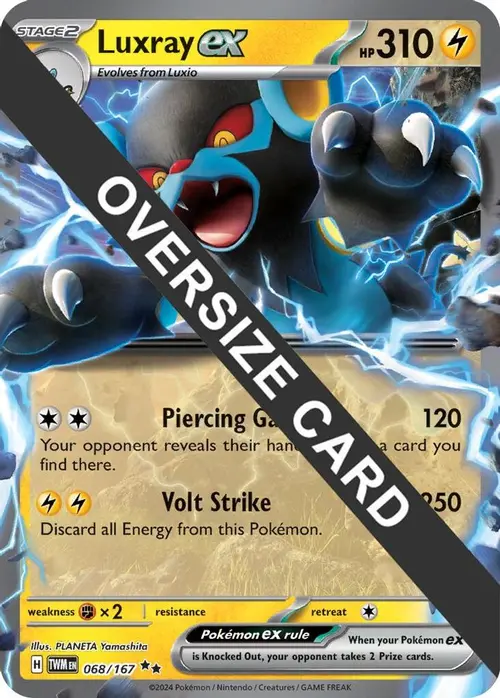 Luxray ex - 068/167 (Meddling Sparks Premium Collection) card art