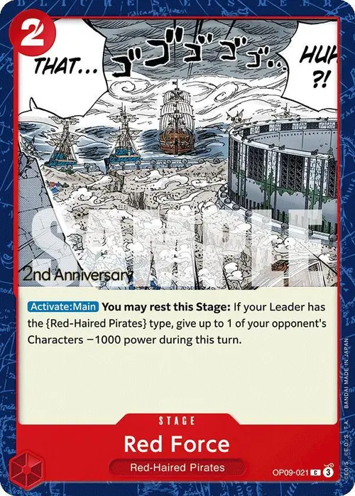 Red Force card art