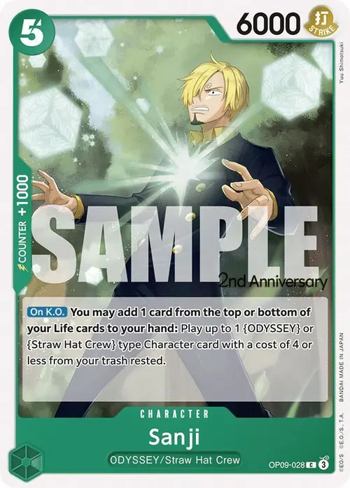 Sanji (028) card art