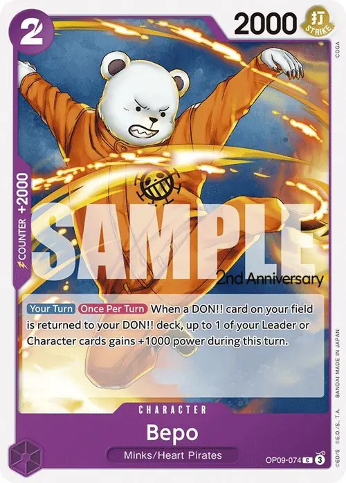 Bepo card art