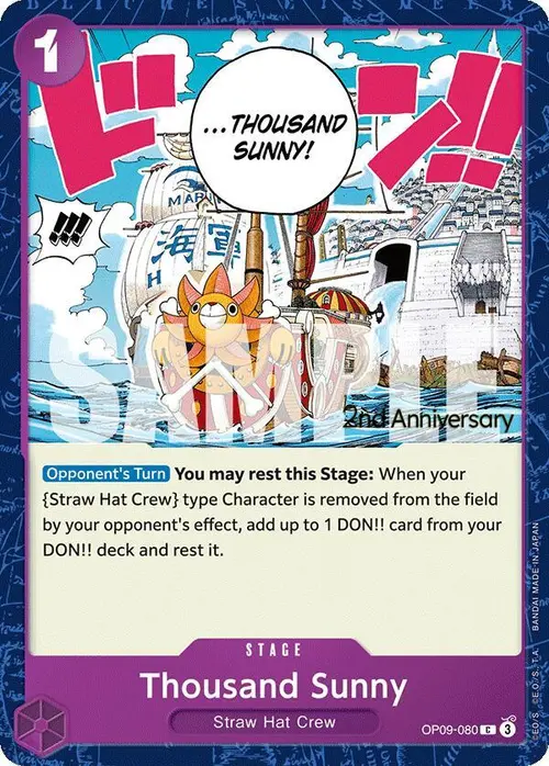 Thousand Sunny card art