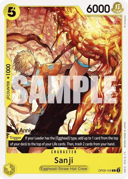 Sanji (105) card art