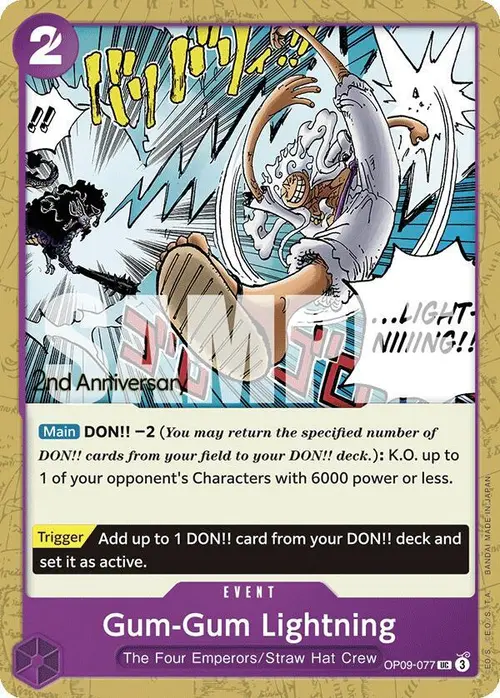 Gum-Gum Lightning card art