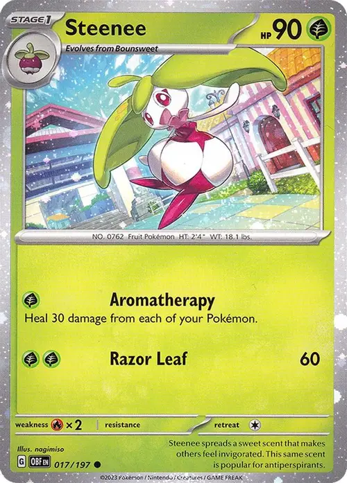 Steenee - 017/197 (Cosmos Holo) card art