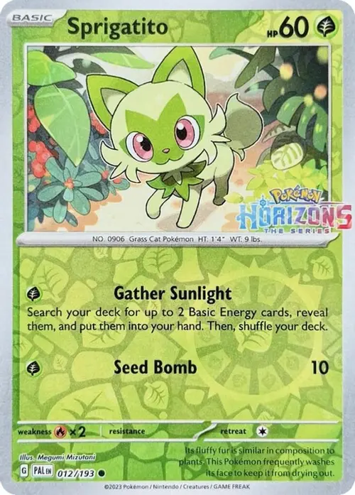 Sprigatito - 012/193 card art
