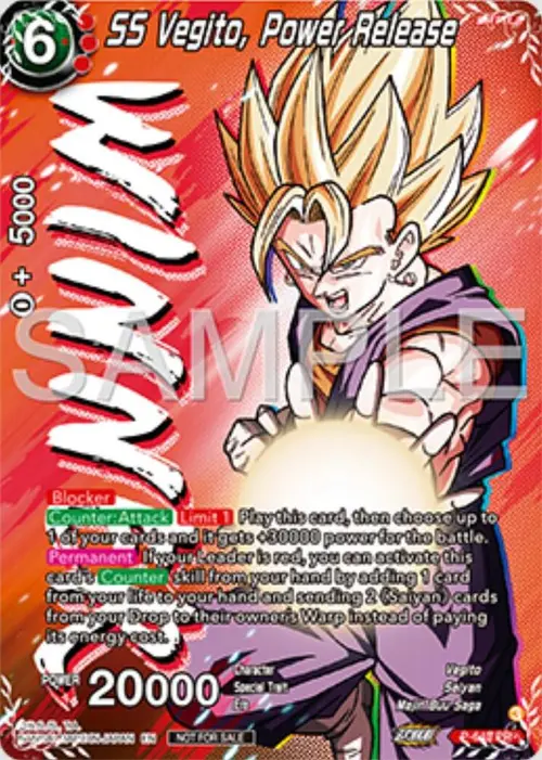 SS Vegito, Power Release (Winner) card art
