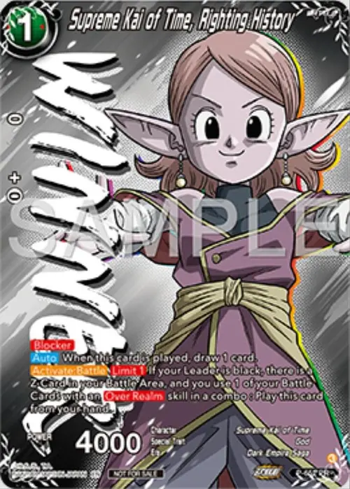 Supreme Kai of Time, Righting History (Winner) card art