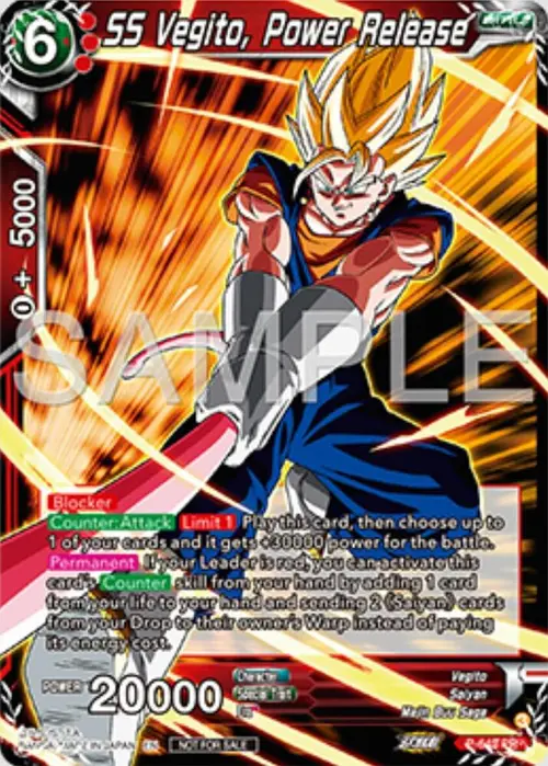SS Vegito, Power Release card art