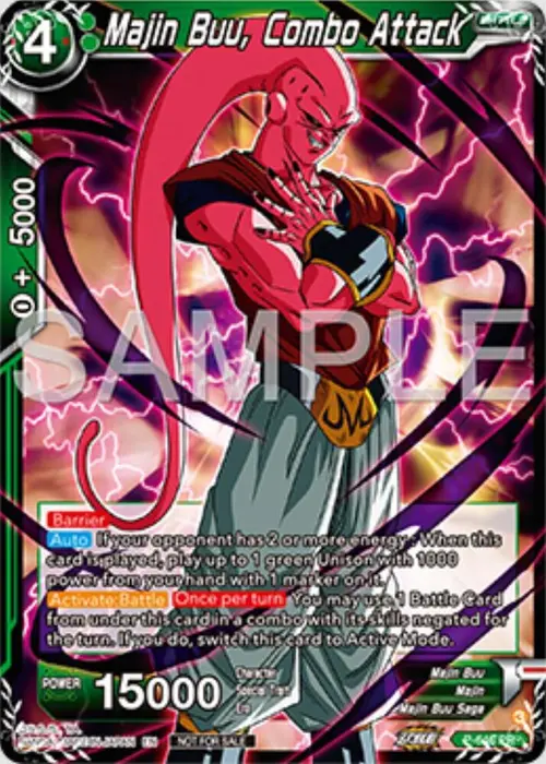 Majin Buu, Combo Attack card art