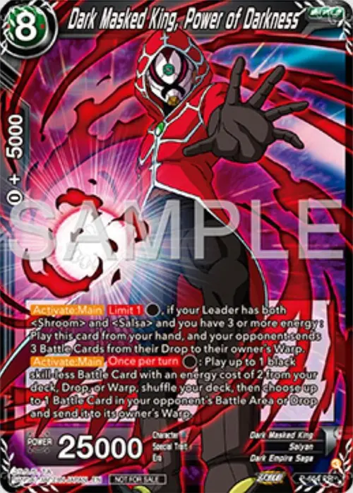 Dark Masked King, Power of Darkness card art