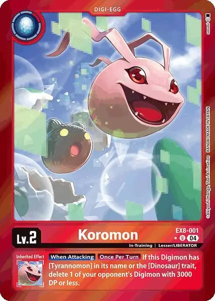 Koromon (Limited Foil) card art