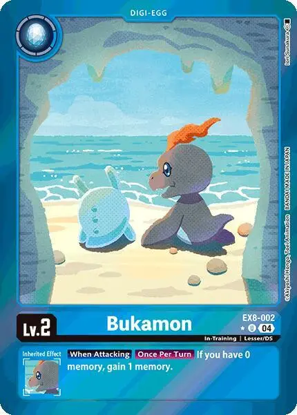 Bukamon (Limited Foil) card art