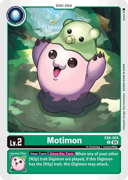 Motimon card art