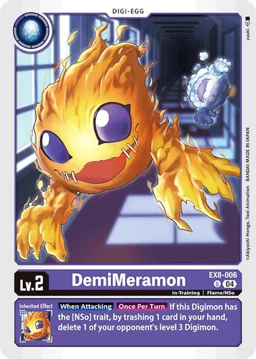 DemiMeramon card art