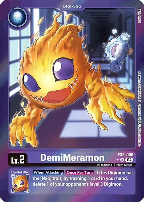 DemiMeramon (Limited Foil) card art