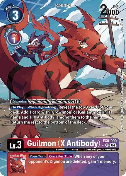 Guilmon (X Antibody) (Alternate Art) card art
