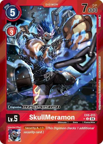 SkullMeramon (Limited Foil) card art