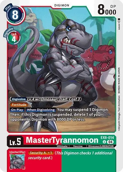 MasterTyrannomon card art