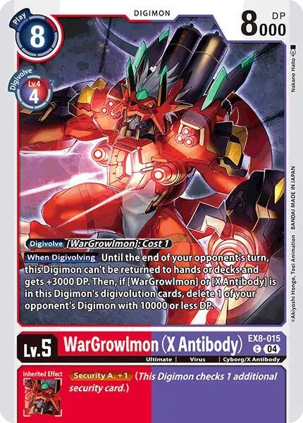 WarGrowlmon (X Antibody) card art