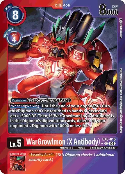 WarGrowlmon (X Antibody) (Limited Foil) card art