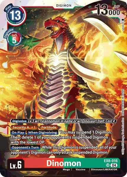 Dinomon card art