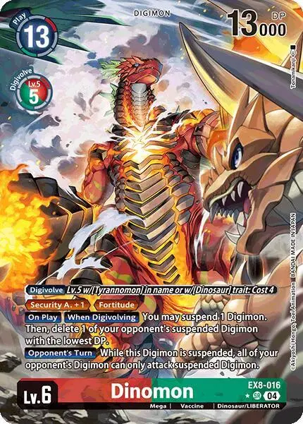 Dinomon (Alternate Art) card art