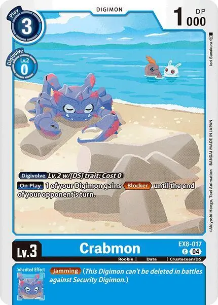 Crabmon card art