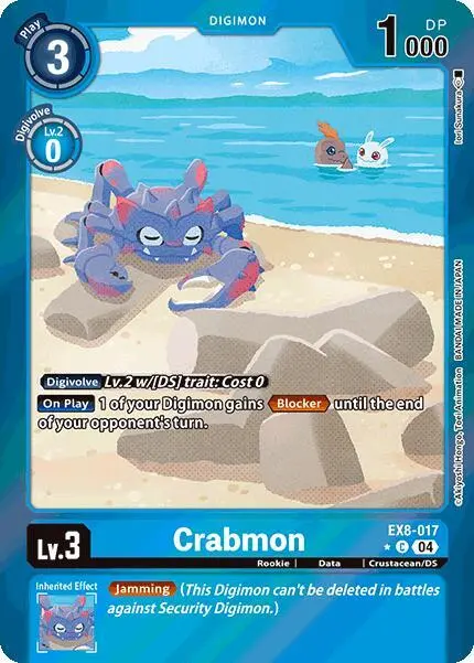 Crabmon (Limited Foil) card art