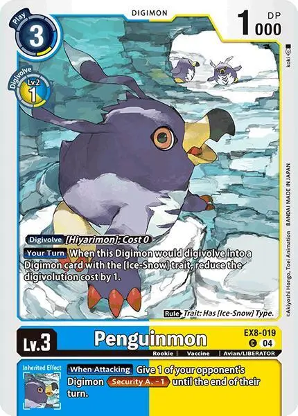 Penguinmon card art
