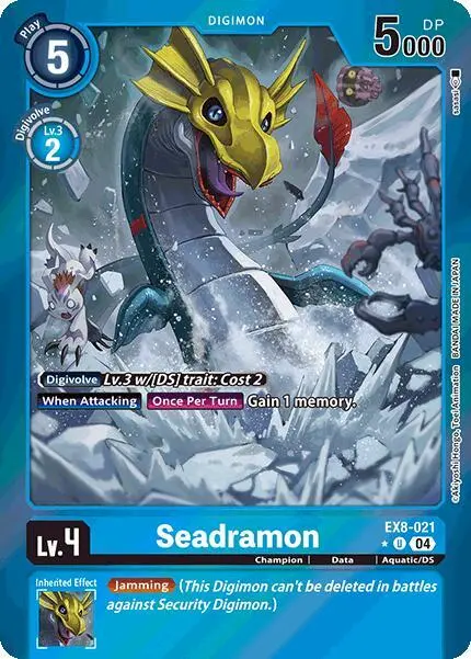 Seadramon (Limited Foil) card art