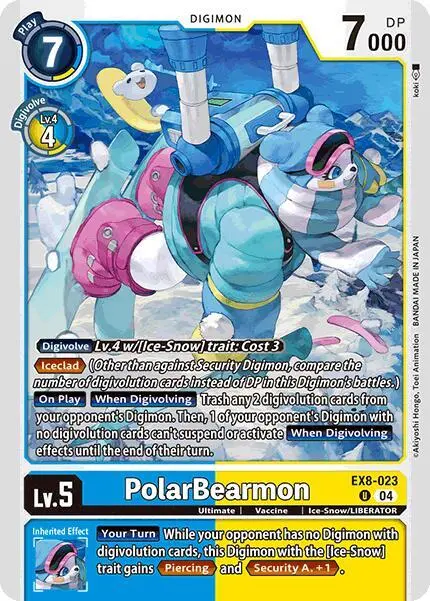 PolarBearmon card art