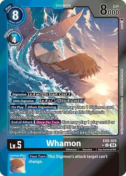 Whamon (Limited Foil) card art
