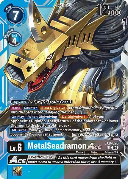 MetalSeadramon ACE card art