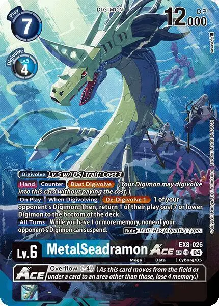 MetalSeadramon ACE (Textured) card art