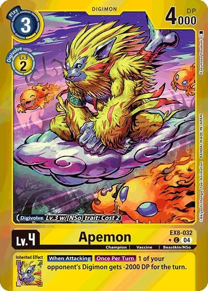 Apemon (Limited Foil) card art