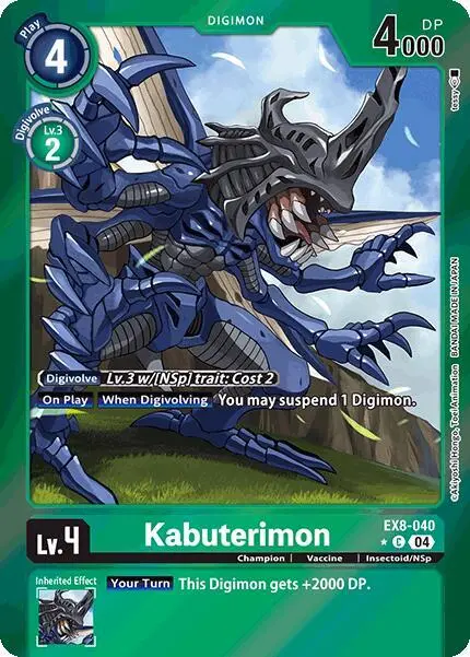 Kabuterimon (Limited Foil) card art