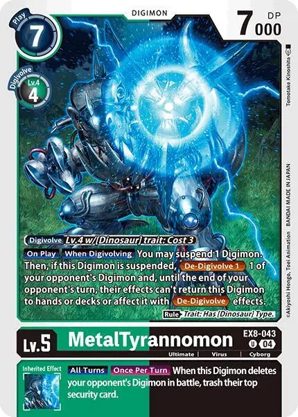 MetalTyrannomon card art