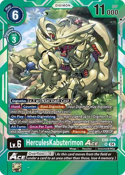HerculesKabuterimon ACE card art