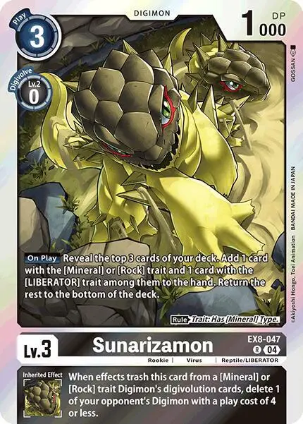 Sunarizamon card art