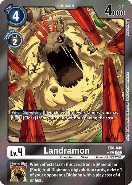 Landramon (Limited Foil) card art