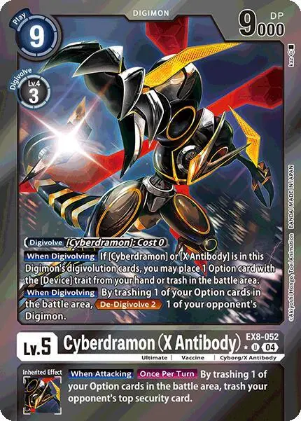 Cyberdramon (X Antibody) (Limited Foil) card art