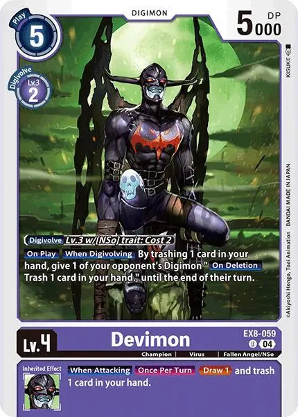 Devimon card art
