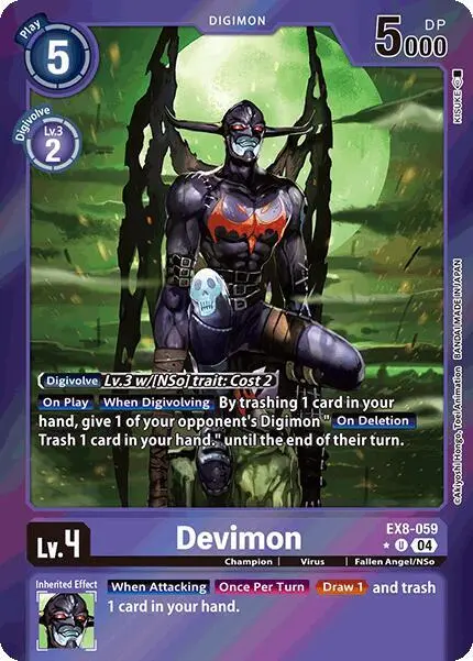 Devimon (Limited Foil) card art