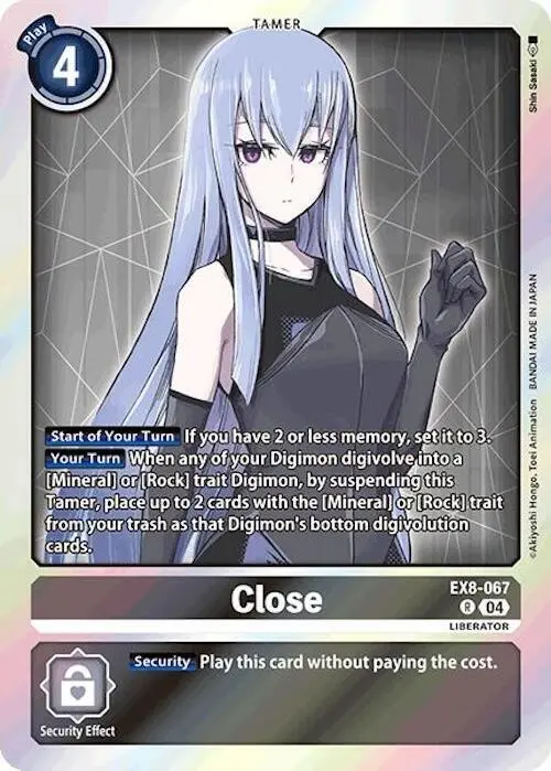 Close card art