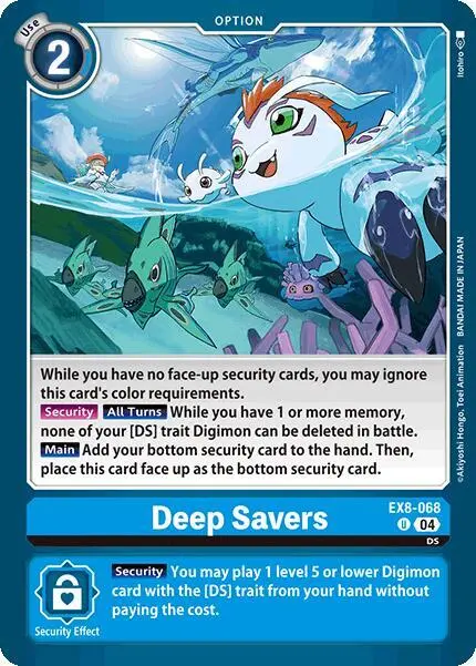 Deep Savers card art