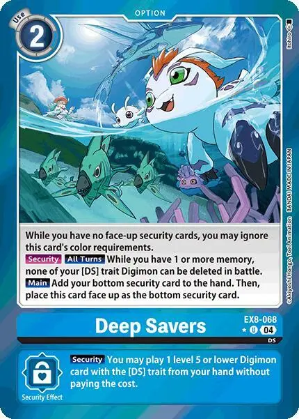 Deep Savers (Limited Foil) card art