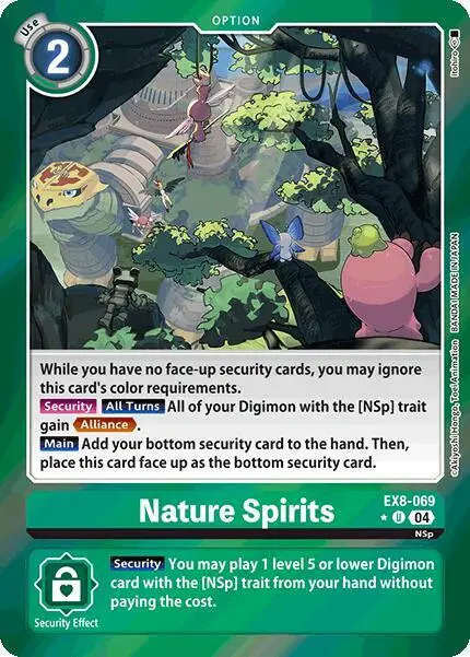 Nature Spirits (Limited Foil) card art
