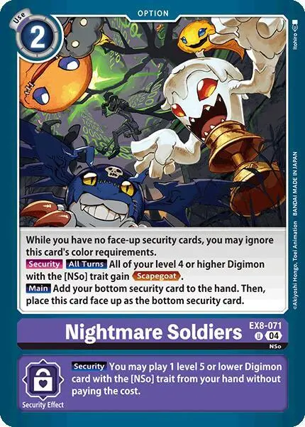 Nightmare Soldiers card art