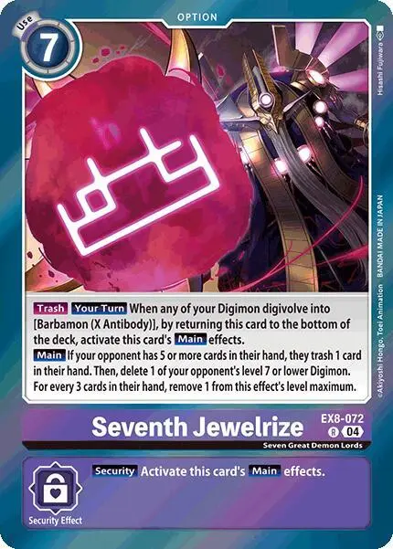 Seventh Jewelrize card art