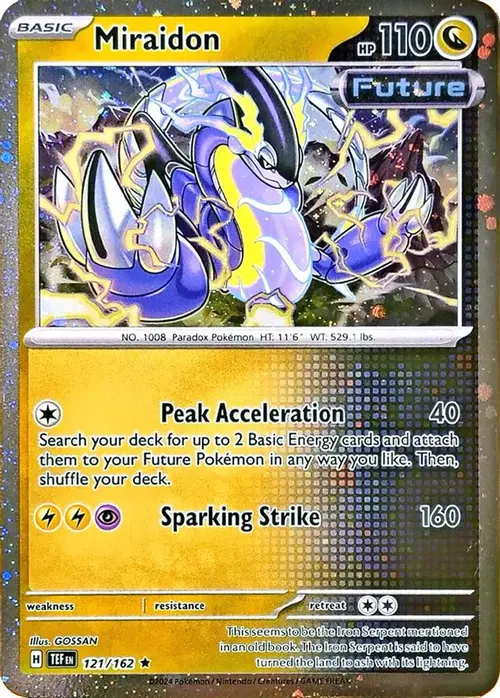 Miraidon - 121/162 (Cosmos Holo) card art